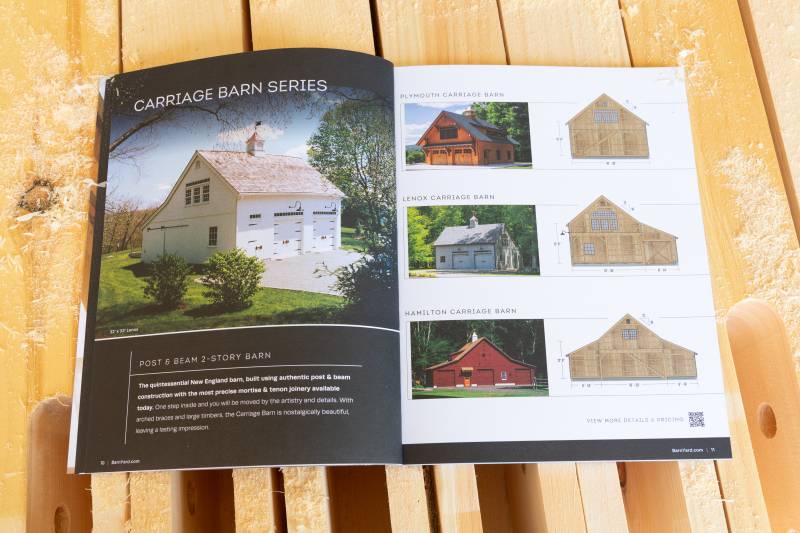 The Barn Yard Timber Frame Kit Catalog 2027 - Carriage Barn Series