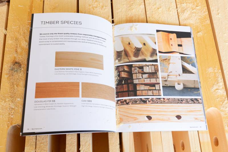 The Barn Yard Timber Frame Kit Catalog 2027 - Timber Species
