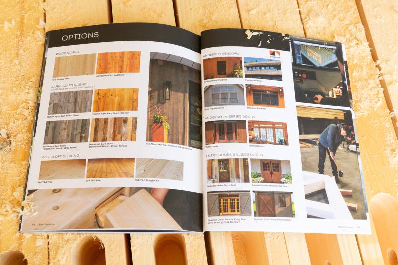 The Barn Yard Timber Frame Kit Catalog 2027 - Options