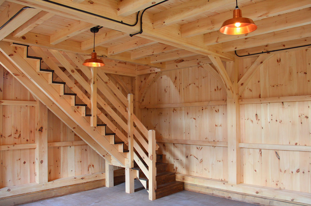 Heavy Timber Stairs