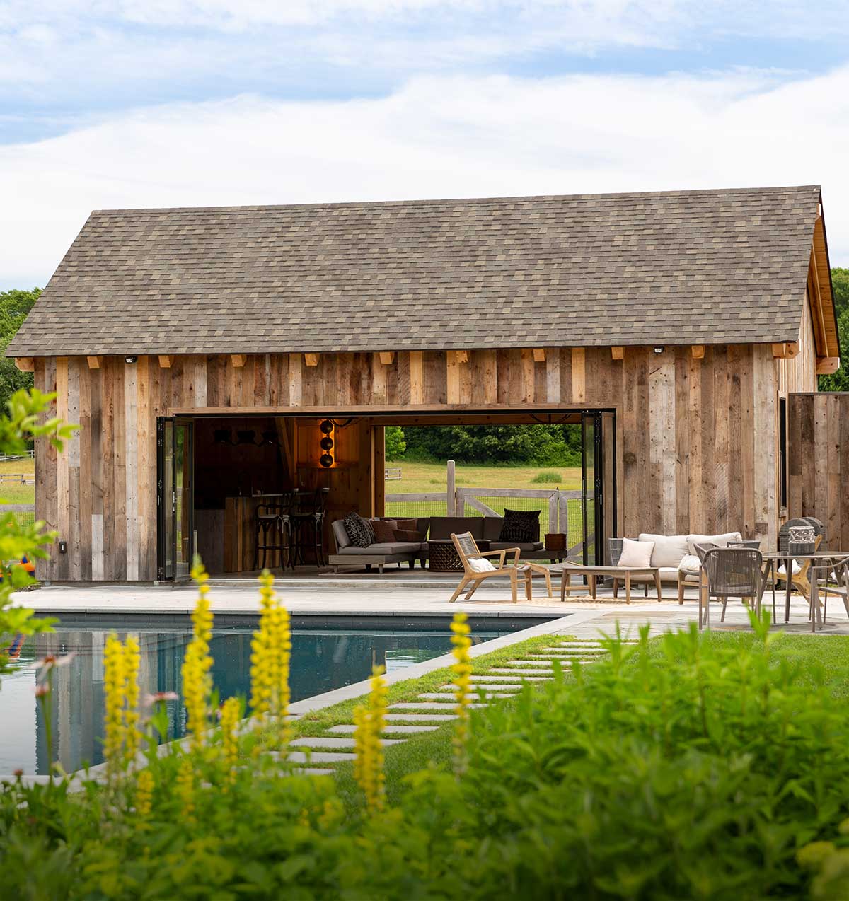 20' x 32' Timber Frame Pool House, Hamilton, MA