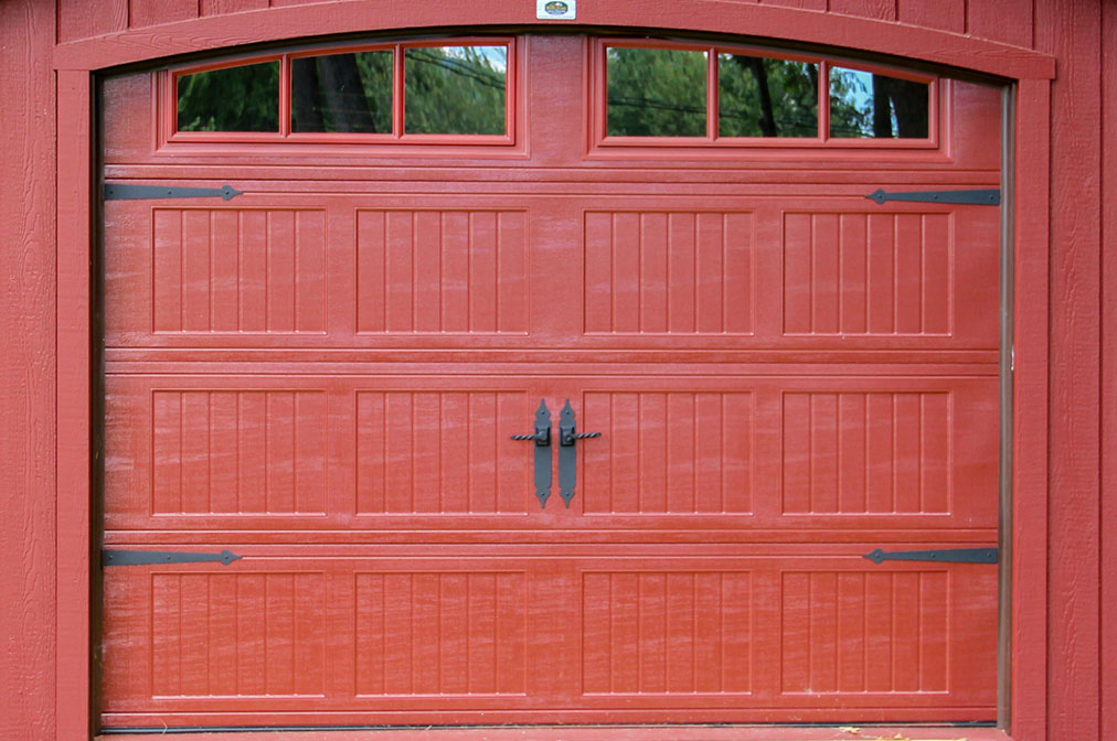 Carriage Door w/Arched Glass & Opening