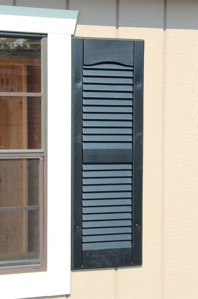 Louvered