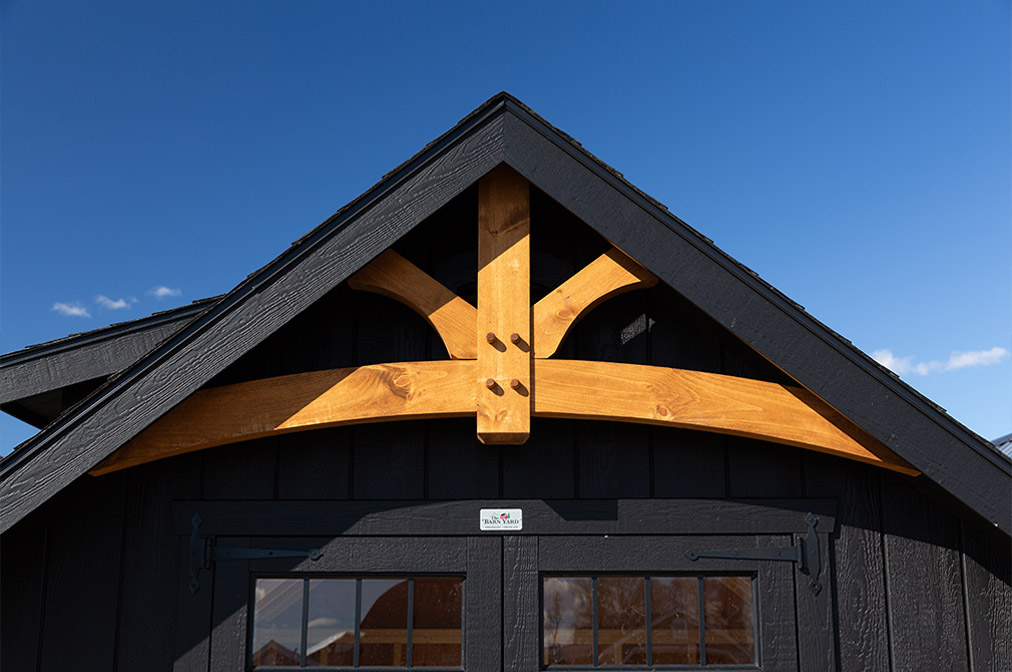 Arched Timber Frame Accent Truss
