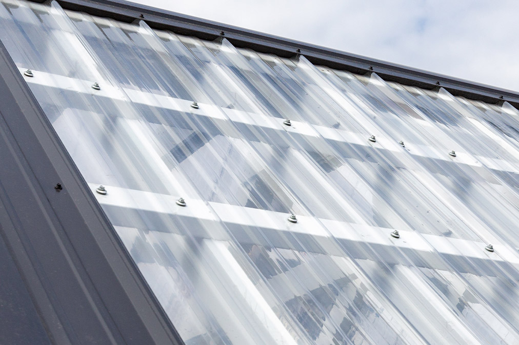 Clear Corrugated Roof
