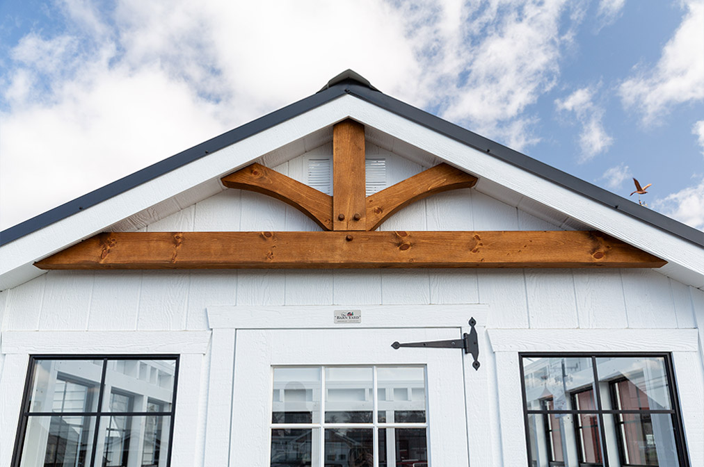 Straight Timber Frame Accent Truss