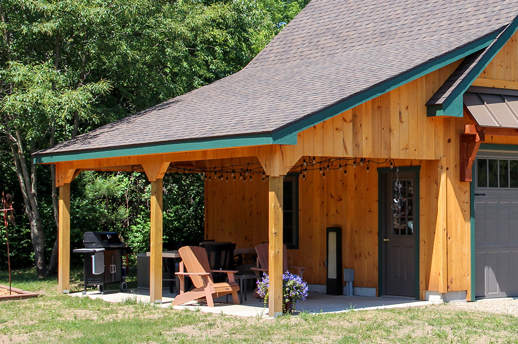 Open Conventionally Framed Lean-to