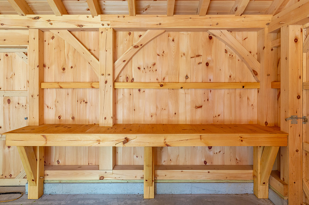 Timber Frame Workbench
