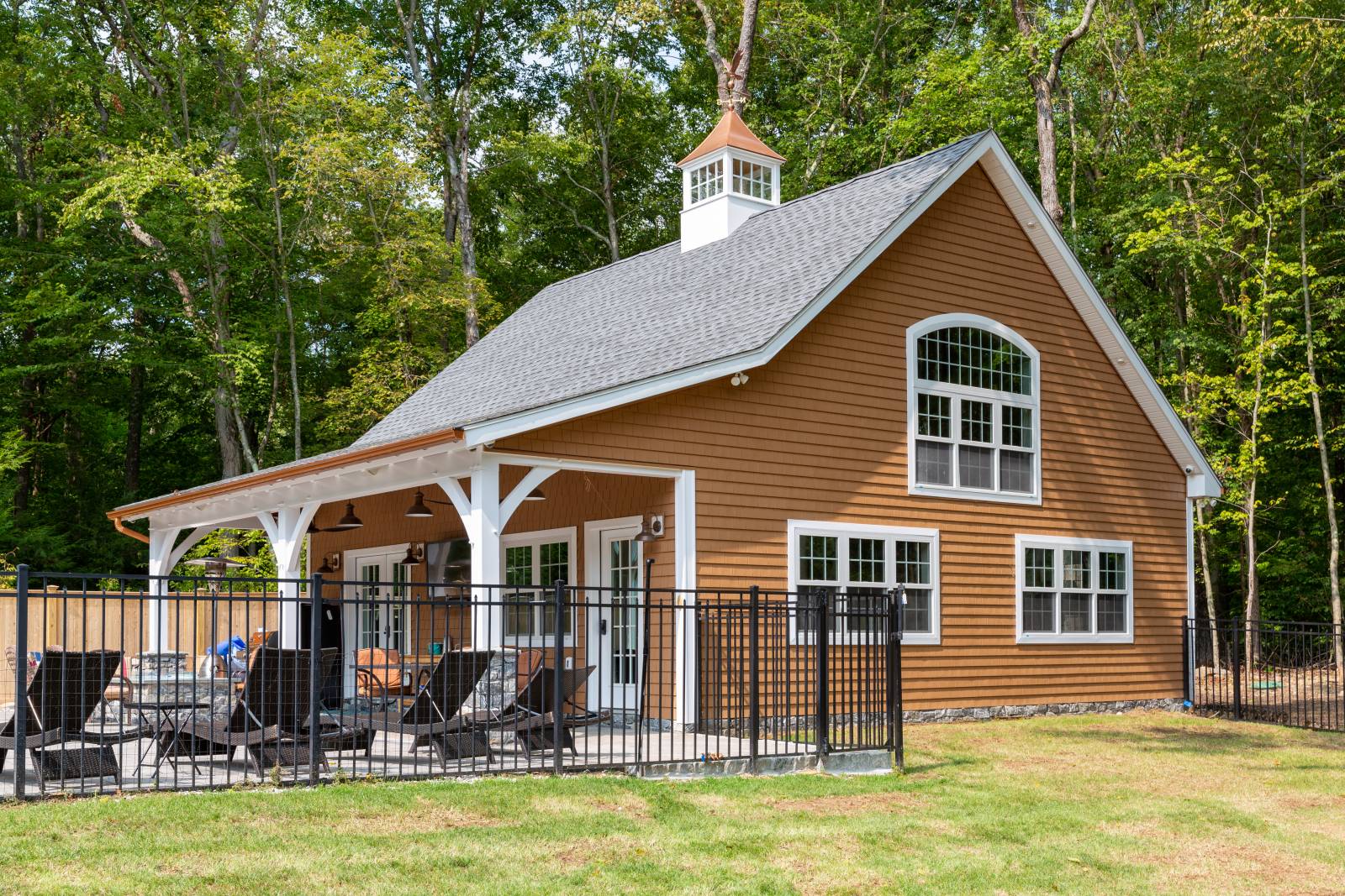 8' Timber Frame Open Lean-To