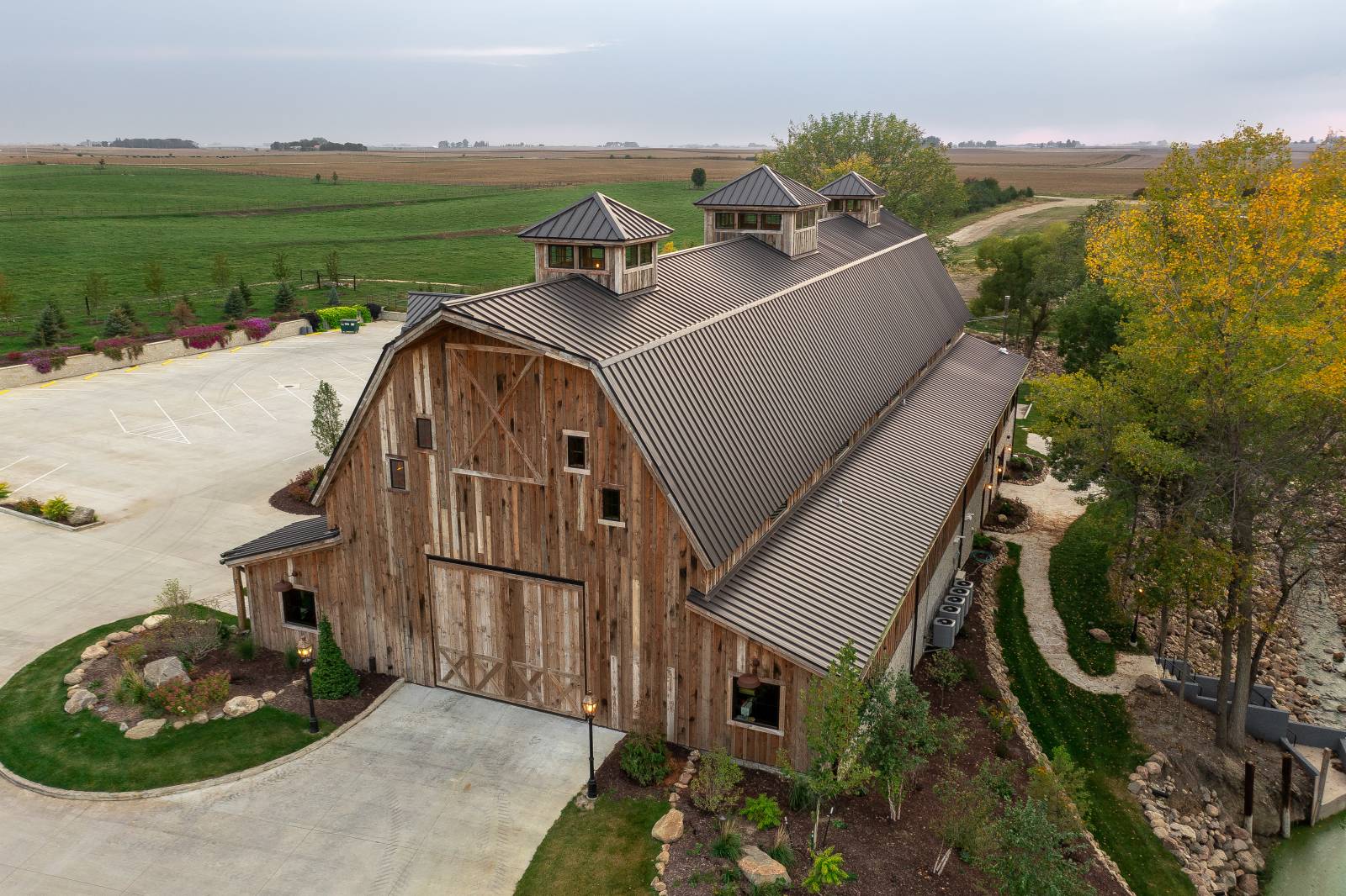 The Gambrel-Style Roof Pays Homage to Barns of the Past