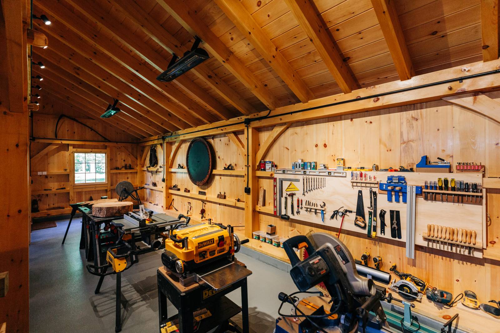 After • The Customer Turned the Lean-to into a Workshop