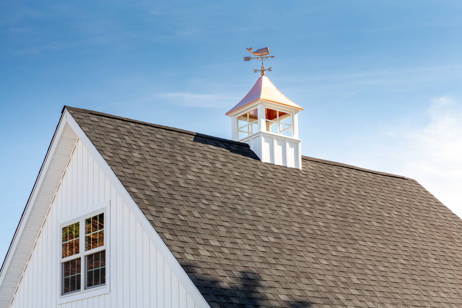 12-12 Roof Pitch & Vinyl "Modern Farmhouse" Carlisle Copper Top Cupola