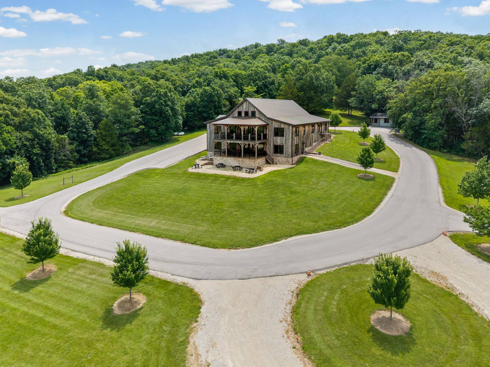 The distillery is located on farmland that’s been in the family for five generations