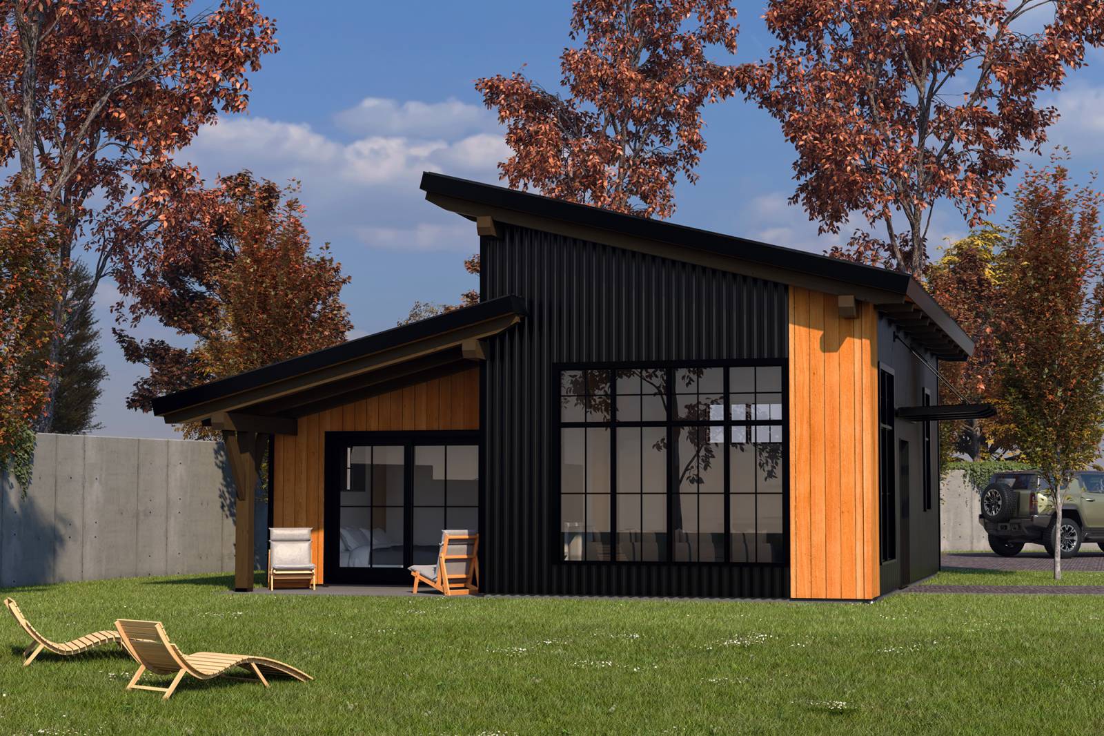 30' x 30' Cascade ADU Shown with Options