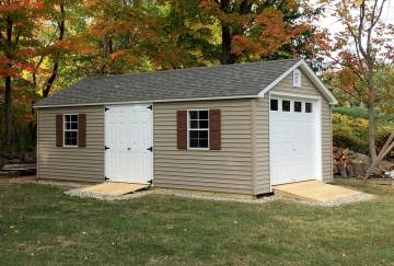 14' x 24' Traditional Cape Garage, Meriden, CT