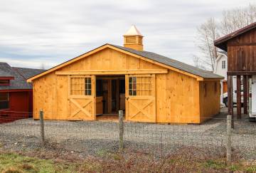 30' x 24' Hampden Center Aisle Horse Barn, Ellington, CT