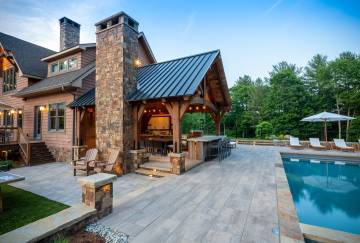 18' x 20' Custom Timber Frame Pavilion, Northeast CT