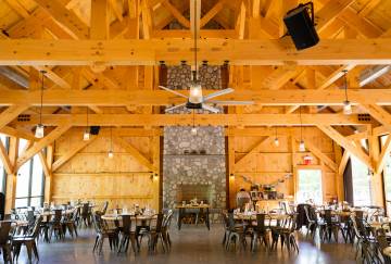 40' x 100' Timber Frame Wedding Pavilion, Waitsfield, VT