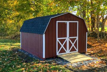 10' x 12' Traditional Mini Barn, Columbia, CT