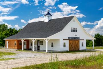 30' x 60' Belmont Saratoga Barn Shown with Options