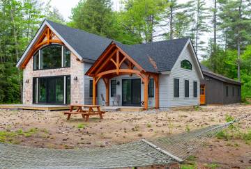 2,550 sq. ft. Timber Frame Home, New Hampshire