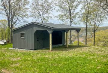 12' x 24' Rancher Horse Barn, East Haddam, CT
