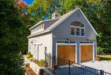 24' x 36' Plymouth Carriage Barn Shown with Options