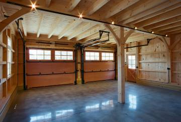 26' x 28' Plymouth Carriage Barn Shown with Options