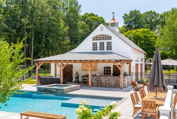 34' x 30' Lenox Carriage Barn Shown with Options