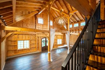60' x 48' Preakness Saratoga Barn Shown with Options