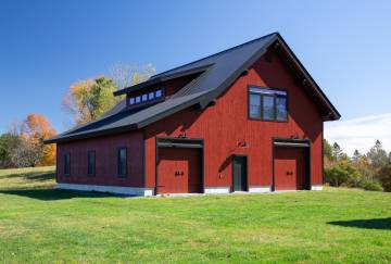 42' x 45' Lenox Carriage Barn Shown with Options