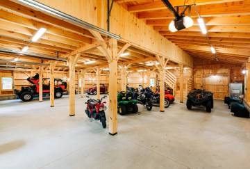 54' x 48' Hamilton Carriage Barn Shown with Options