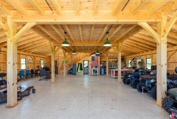 42' x 48' Pinedale Monitor Barn Shown with Options