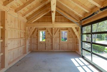16' x 24' Montauk Timber Frame Pool House Shown with Options