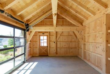 16' x 24' Montauk Timber Frame Pool House Shown with Options