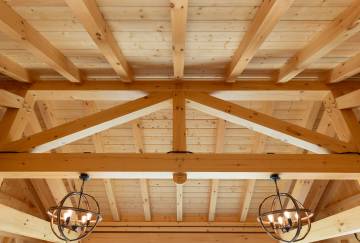 18' x 24' Montauk Timber Frame Pool House Shown with Options
