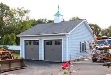 24' x 24' Roosevelt Garage Shown with Options