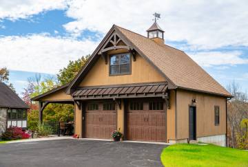 24' x 28' Newport Garage Shown with Options
