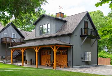 24' x 36' Newport Garage Shown with Options