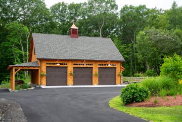 28' x 36' Newport Garage Shown with Options