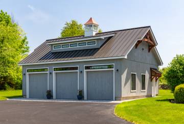28' x 36' Roosevelt Garage Shown with Options