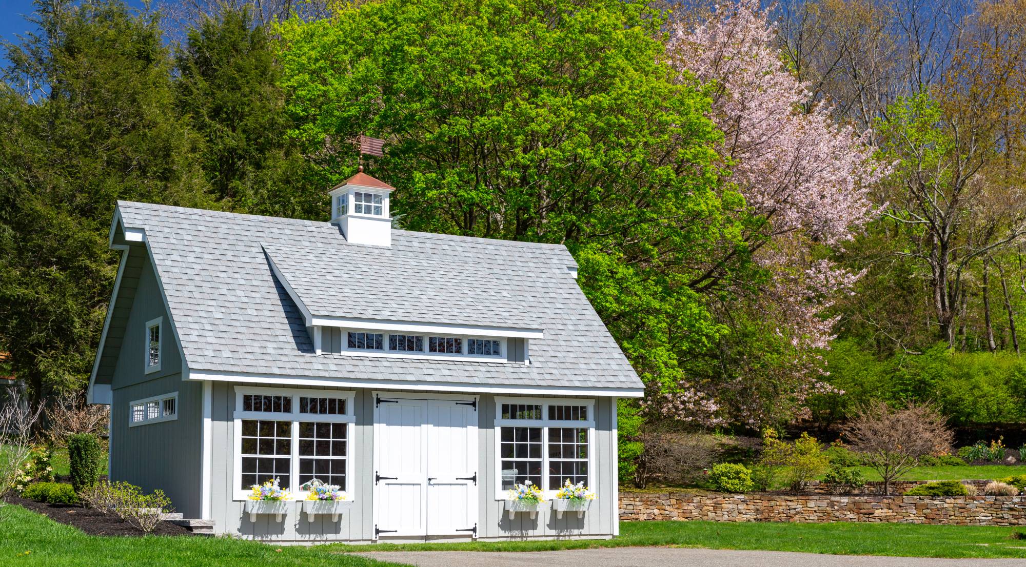 16' x 22' Grand Victorian Cape Garage, Durham, CT