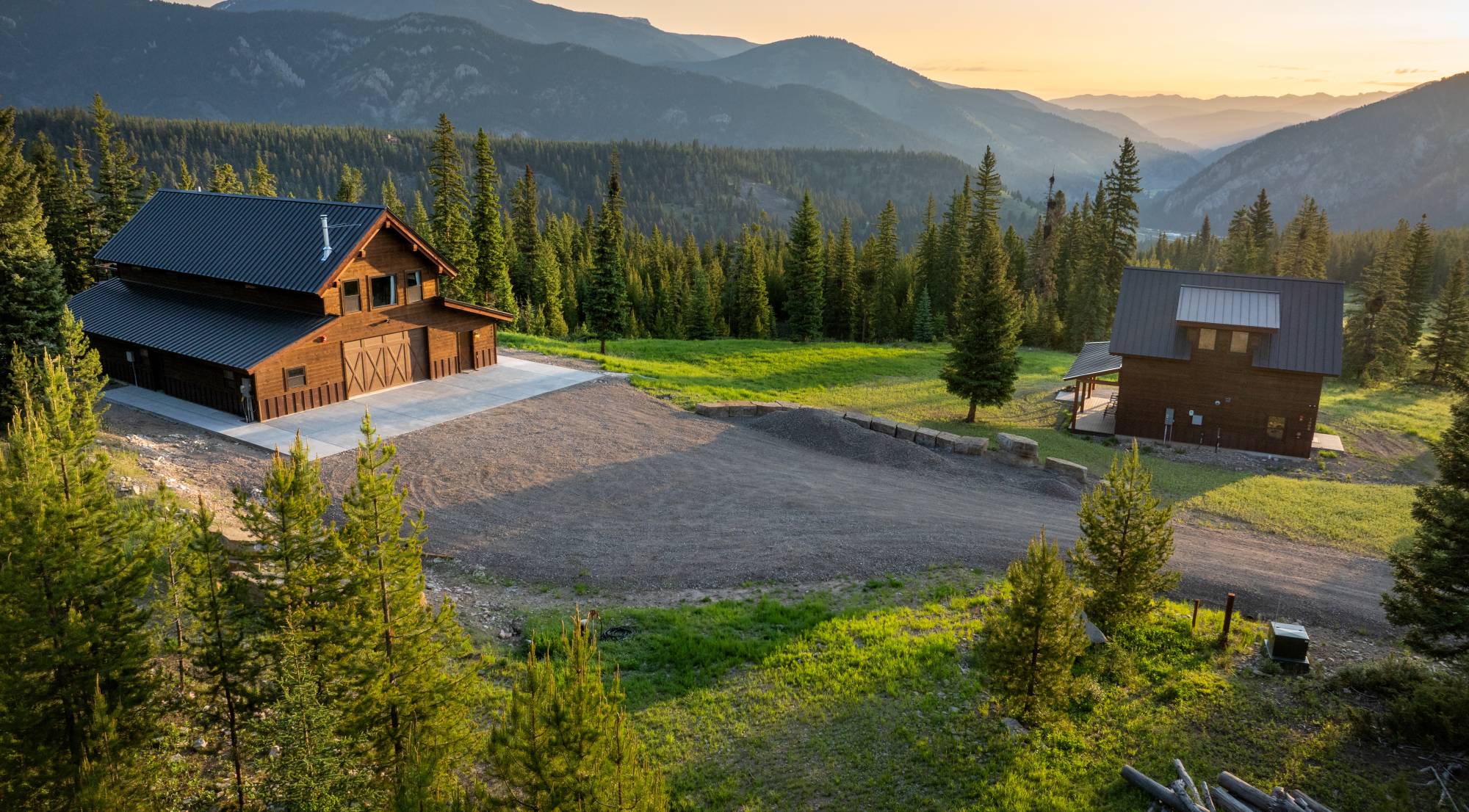 44' x 60' Riverton Monitor Barn and 24' x 30' Plymouth Carriage Barn, Big Sky, MT