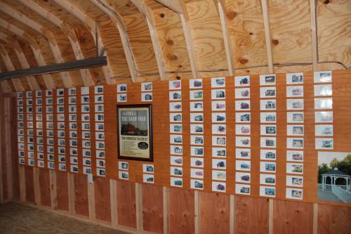 Stock board inside Dutch Garage