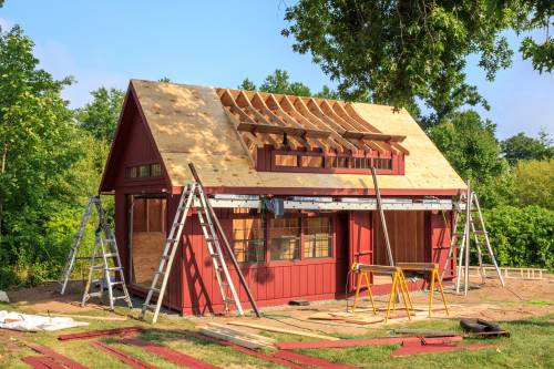 Modern-day transom dormer construction