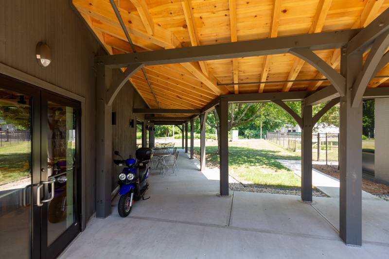 Intricate Timber Framing