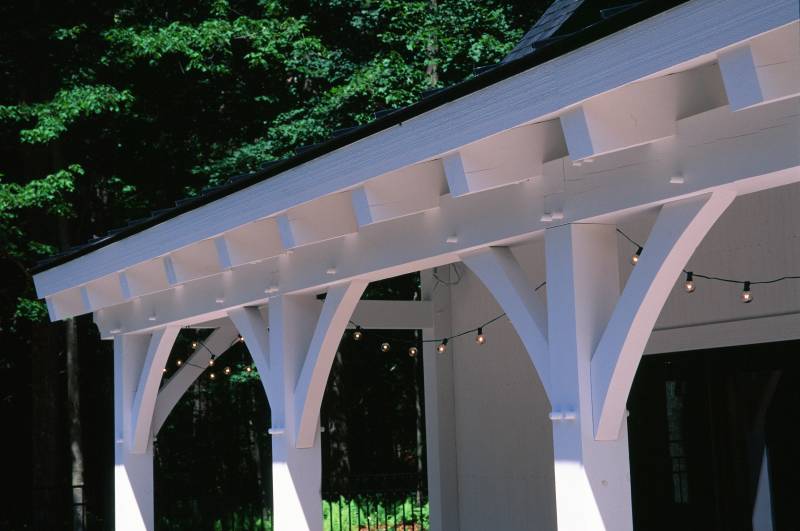 Detail: Timber Frame Porch