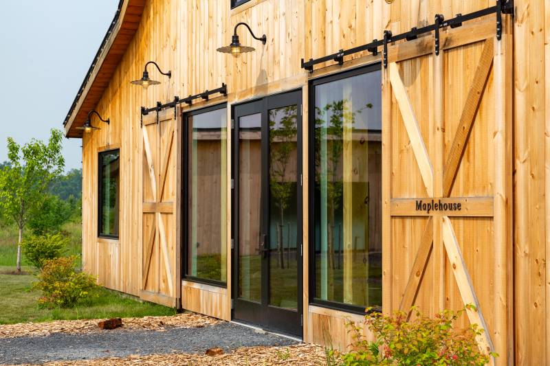 Sliding Barn Doors • 1x10 Premium Kiln Dried Shiplap Pine Siding