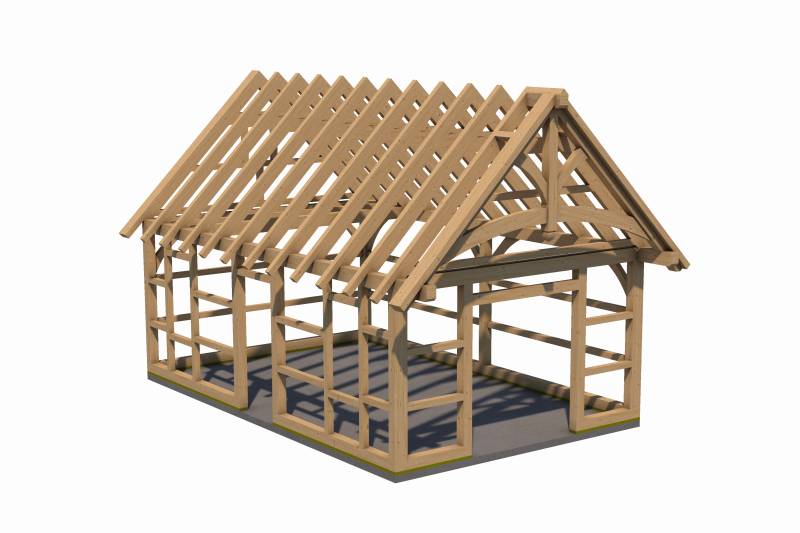 Gallatin Cabin Timber Frame