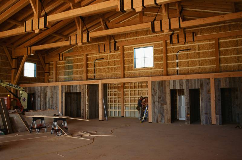 The Mezzanine • Reclaimed Barn Board